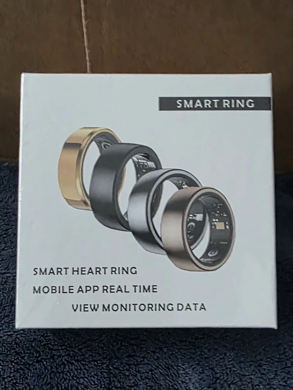 NIB Smart Ring Fitness Monitor - Unisex Size: 11 Golden